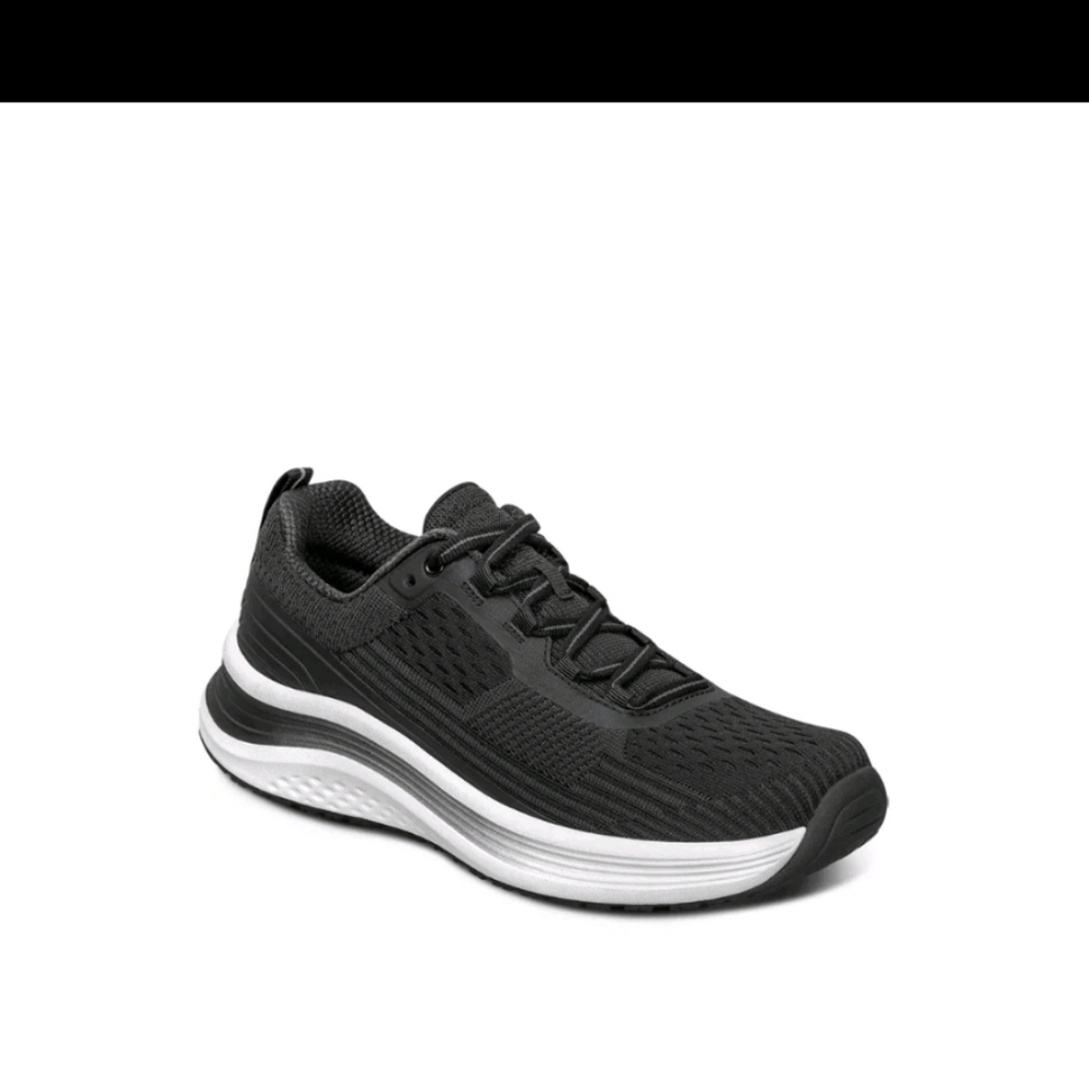 Orthofeet Relay - Women's Running Shoe - Black 87001M - Picture 8 of 9